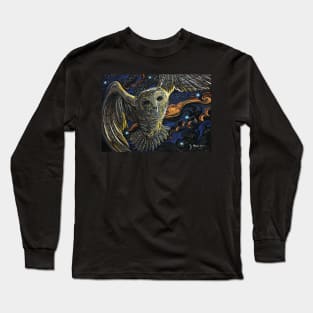 Night Owl Flying Long Sleeve T-Shirt